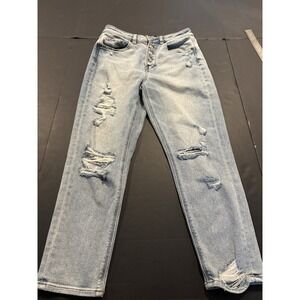 American Eagle Outfitters - Women's Blue Jeans - Size 4 X-Short